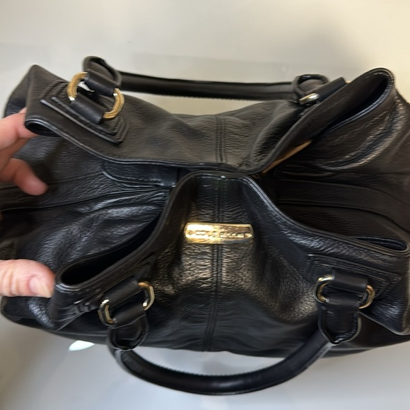 Cole Hann black soft pebbled leather tote bag - Picture 10 of 15